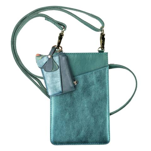 Clairefontaine 3x Ginkgo, Tasche für Handytasche & Accessoires aus Leder 115952C