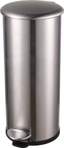 Tretabfallsammler Helit "the zinc" 30l D270xH623mm VA silber HELIT