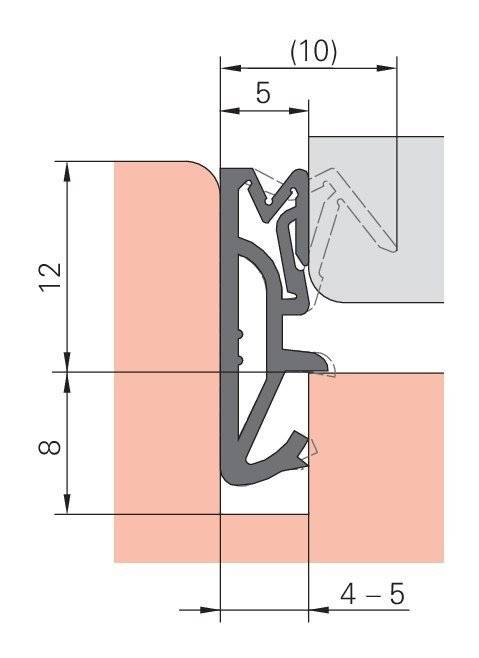 Diagramm eines zylindrischen Objekts mit Abmessungen: Außendurchmesser 40 Einheiten, Innendurchmesser 37 Einheiten, kleiner Durchmesser 31 Einheiten und Tiefe 30 Einheiten.