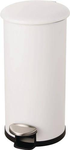 Tretabfallsammler Helit "the zinc" 12l D211xH423mm Stahl,pulv.weiß HELIT