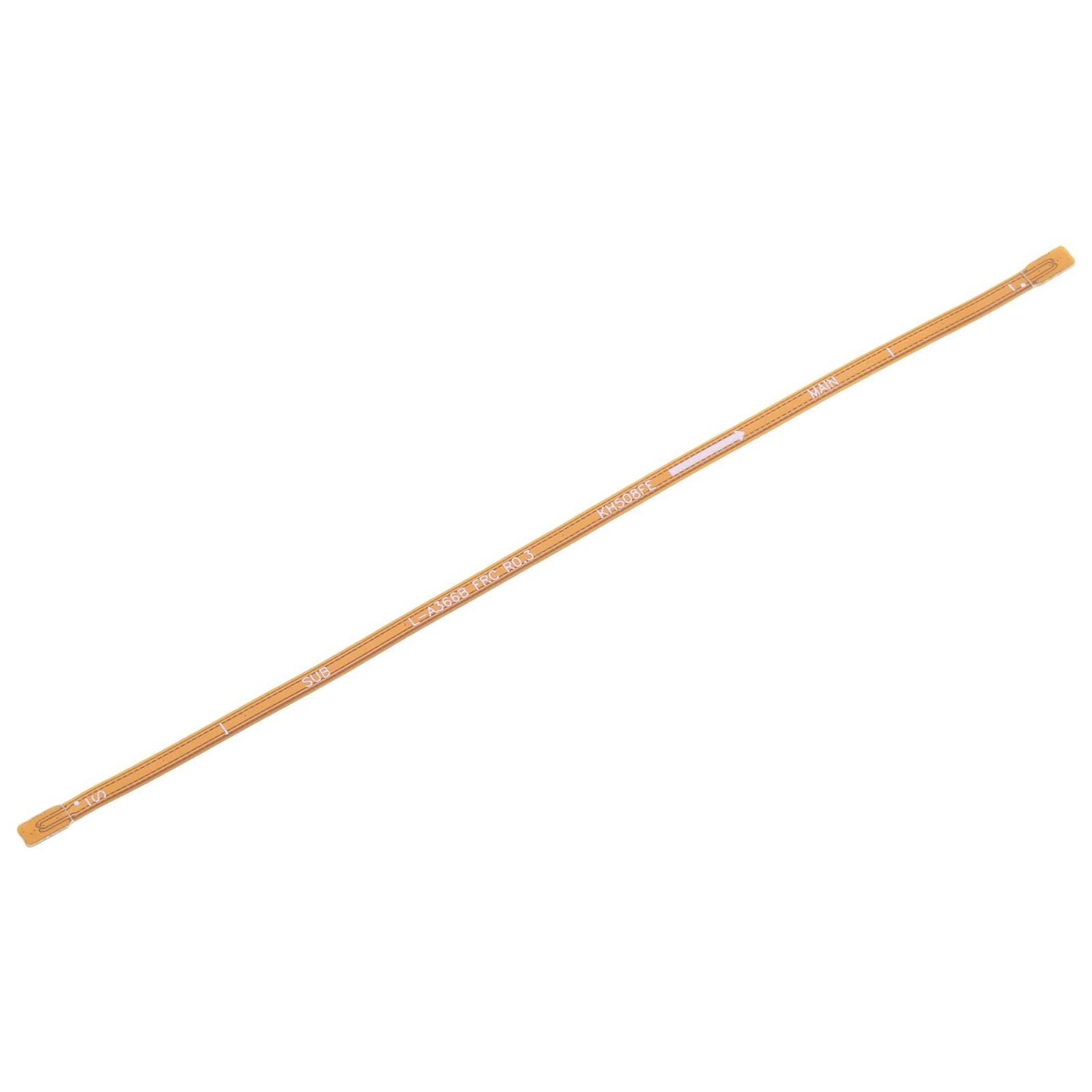 Eine lange, dünne gelbe Pipette mit einer leichten Biegung, die mit Messskalen beschriftet ist und zum Übertragen kleiner Flüssigkeitsvolumen verwendet wird.