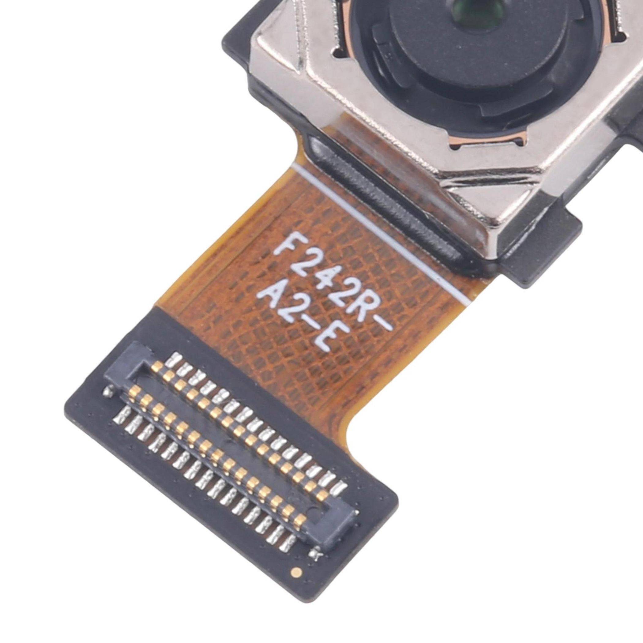 Smartphone-Kameramodul mit Objektiv und Anschluss, gekennzeichnet mit 'F24R-A2-E'.