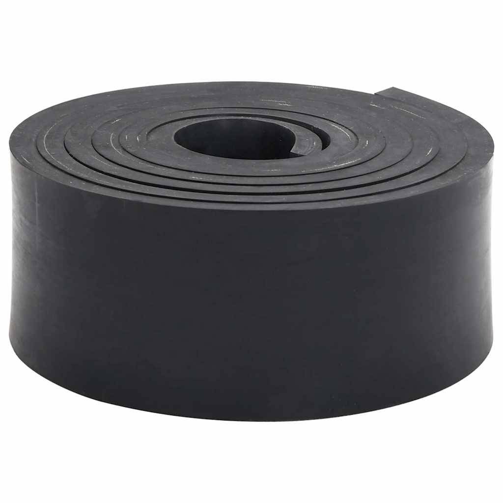 vidaXL Gummileiste für Schneepflug Schwarz 300x8x1 cm