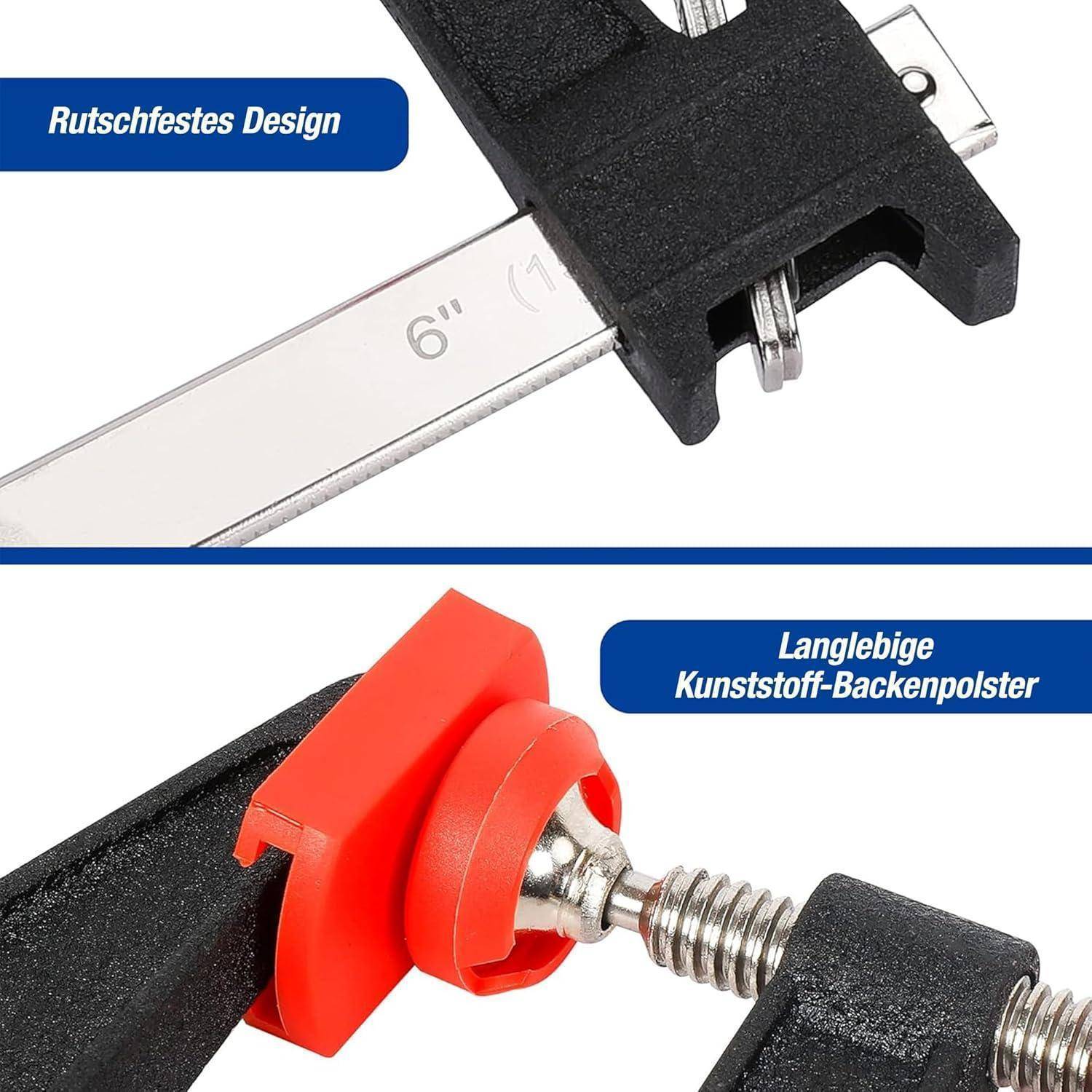 Klemme mit rutschfester Konstruktion