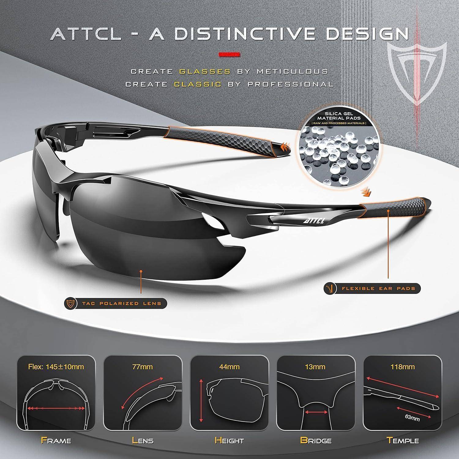 Polarisierte Sportbrille Ultraleicht Herren UV400 CE CAT 3