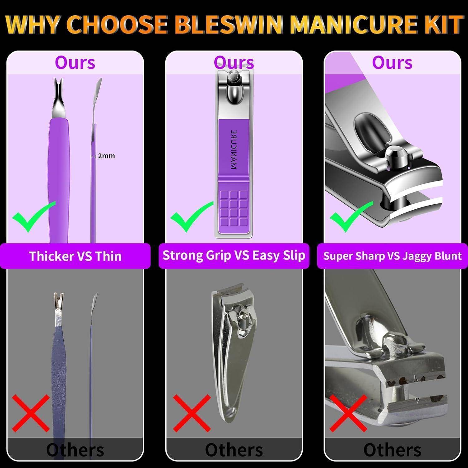 „Warum Bleswin Manicure Set wählen
