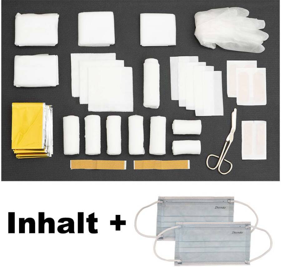 Verbandtasche rot oder grün DIN 13164 76000111 Norm Standard-Füllung nach DIN 13164