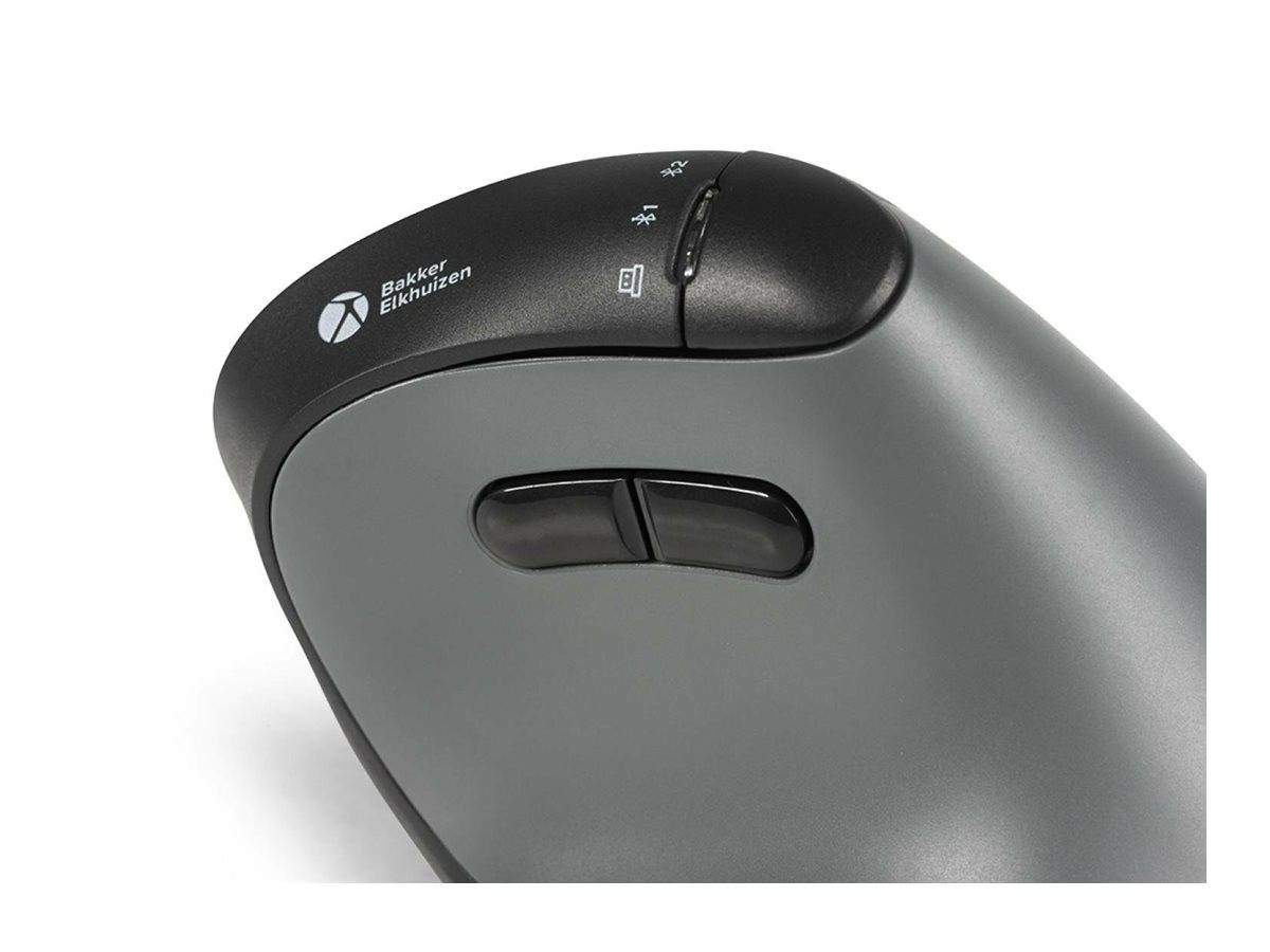 Bakker FastForward - Vertikale Maus - high-speed scroll, tilt wheel, silent