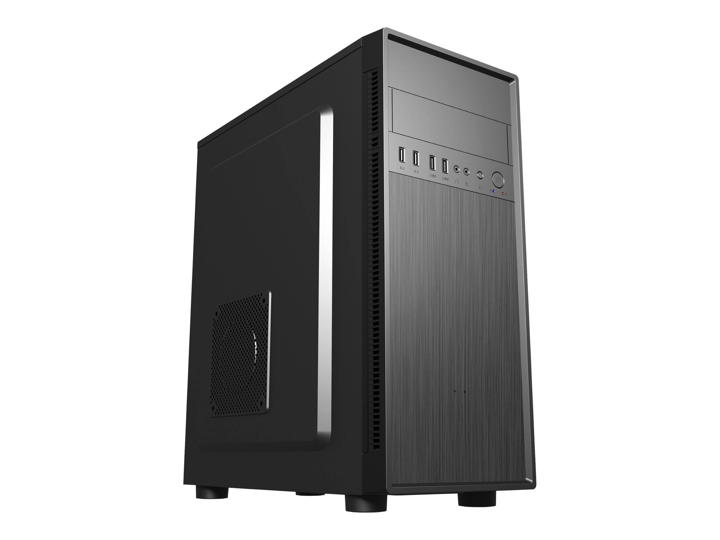 Gembird Fornax 160 - Tower - ATX - keine Spannungsversorgung (ATX)USB/Audio