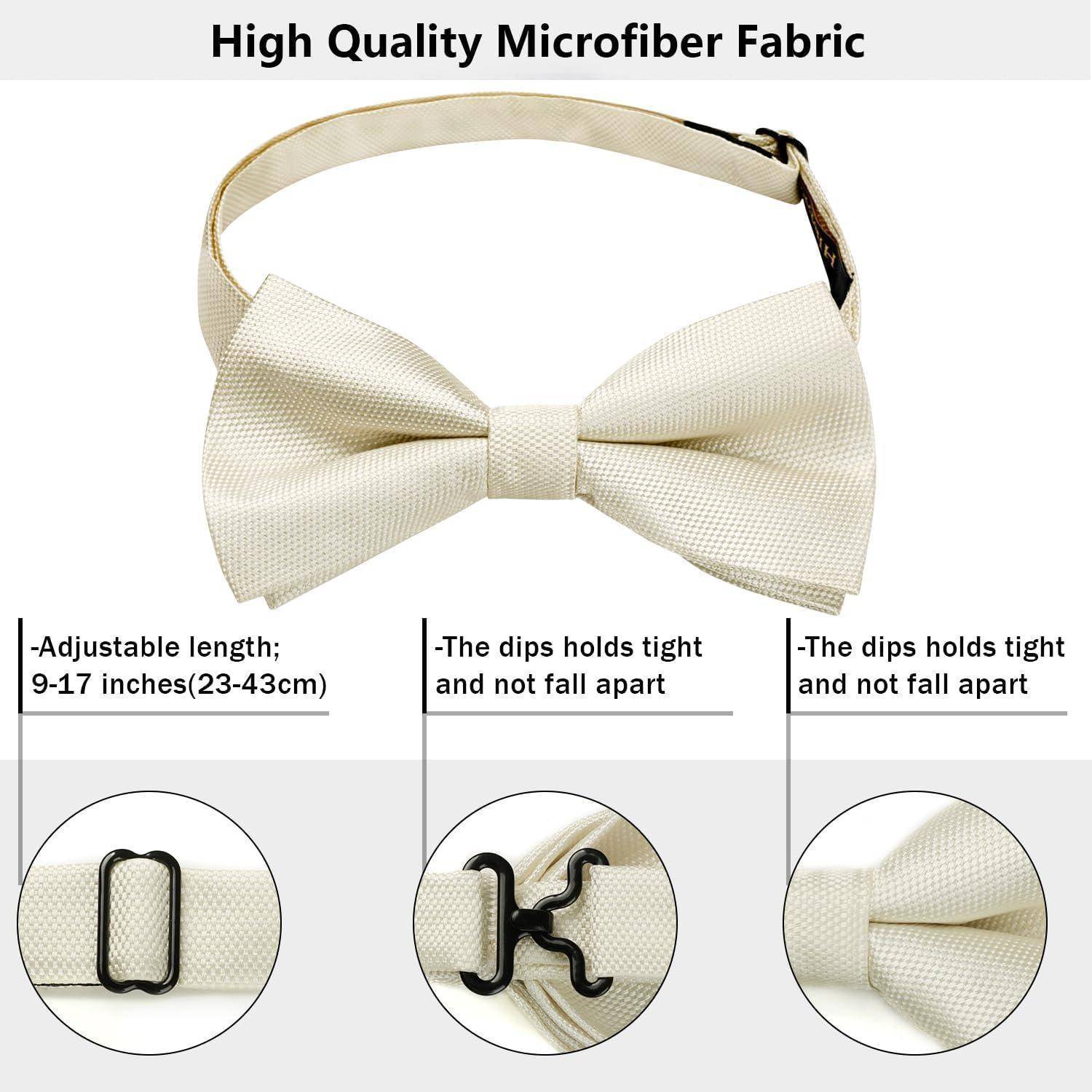 Hochwertige Mikrofaser-Fliege mit verstellbarem Gurt, 9-17 Zoll (23-43 cm). Zu den Eigenschaften gehören sichere Clips, die fest halten.