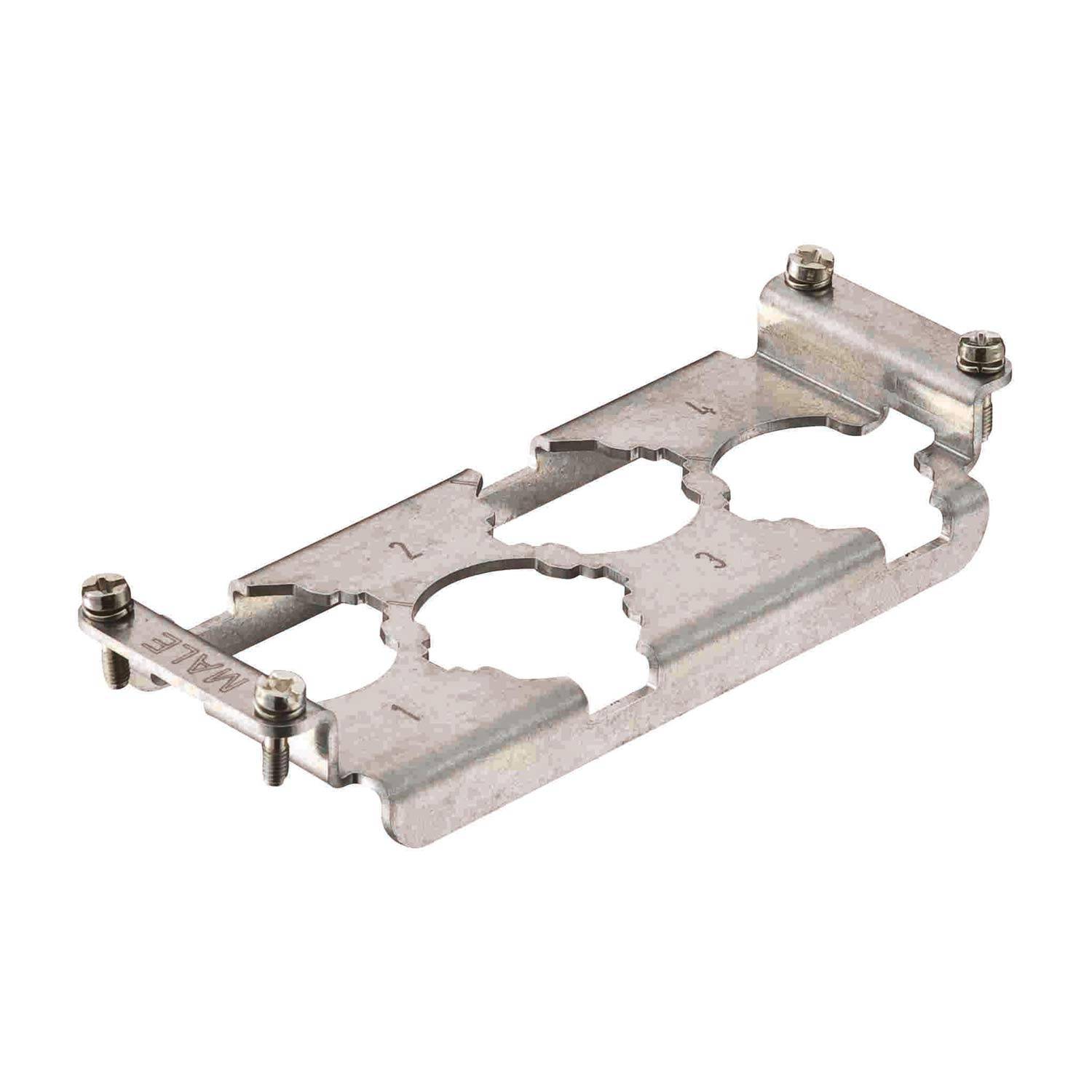 HARTING Han HPR Halterahmen, Baugröße 24B Buchse, für 4 HC-Module 250 Werkstoff Metall - 1 Stück