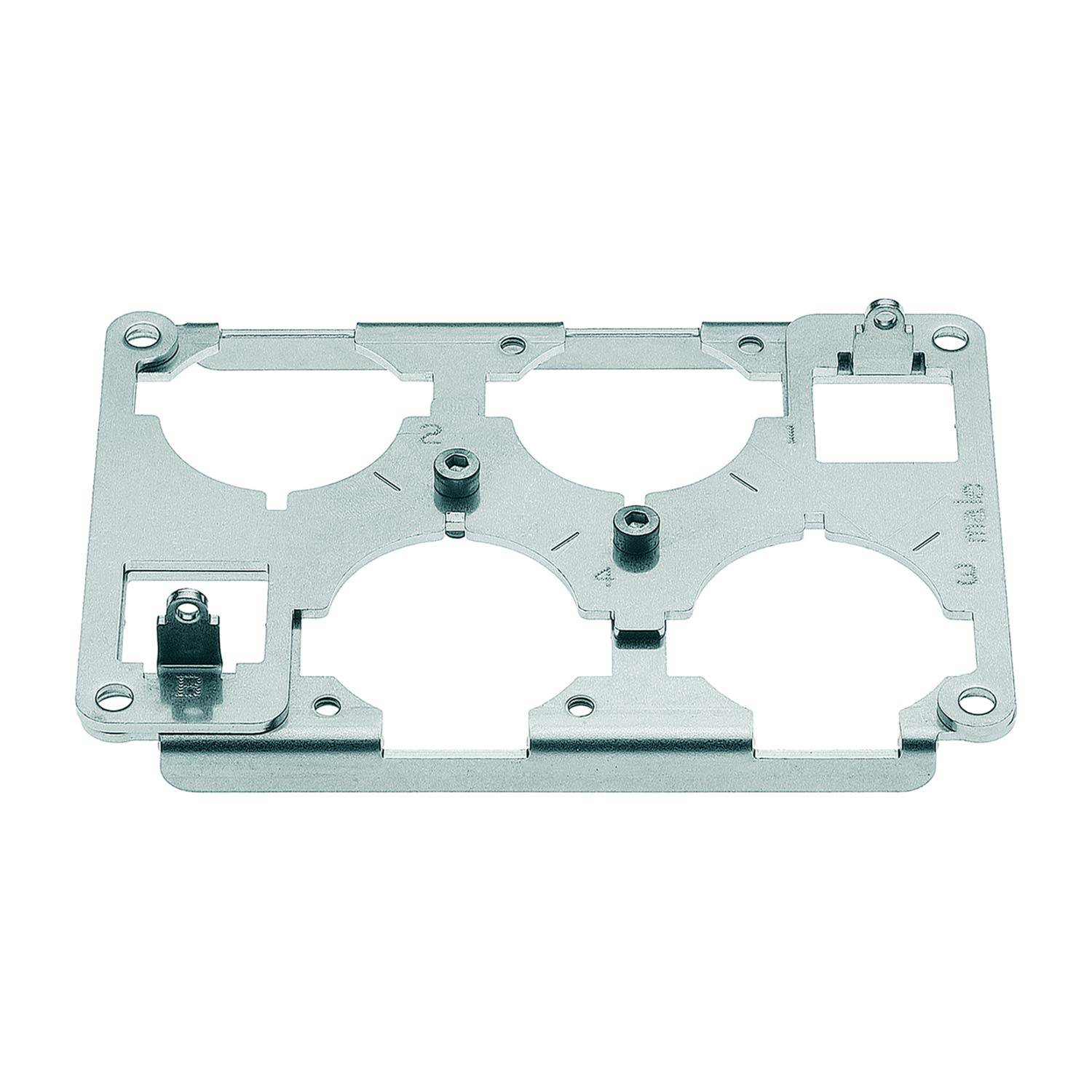 HARTING Han HPR Halterahmen, Baugröße 48 HPR Buchse, für 4 HC-Module 650+2xQ5/0 Werkstoff Metall - 1 Stück