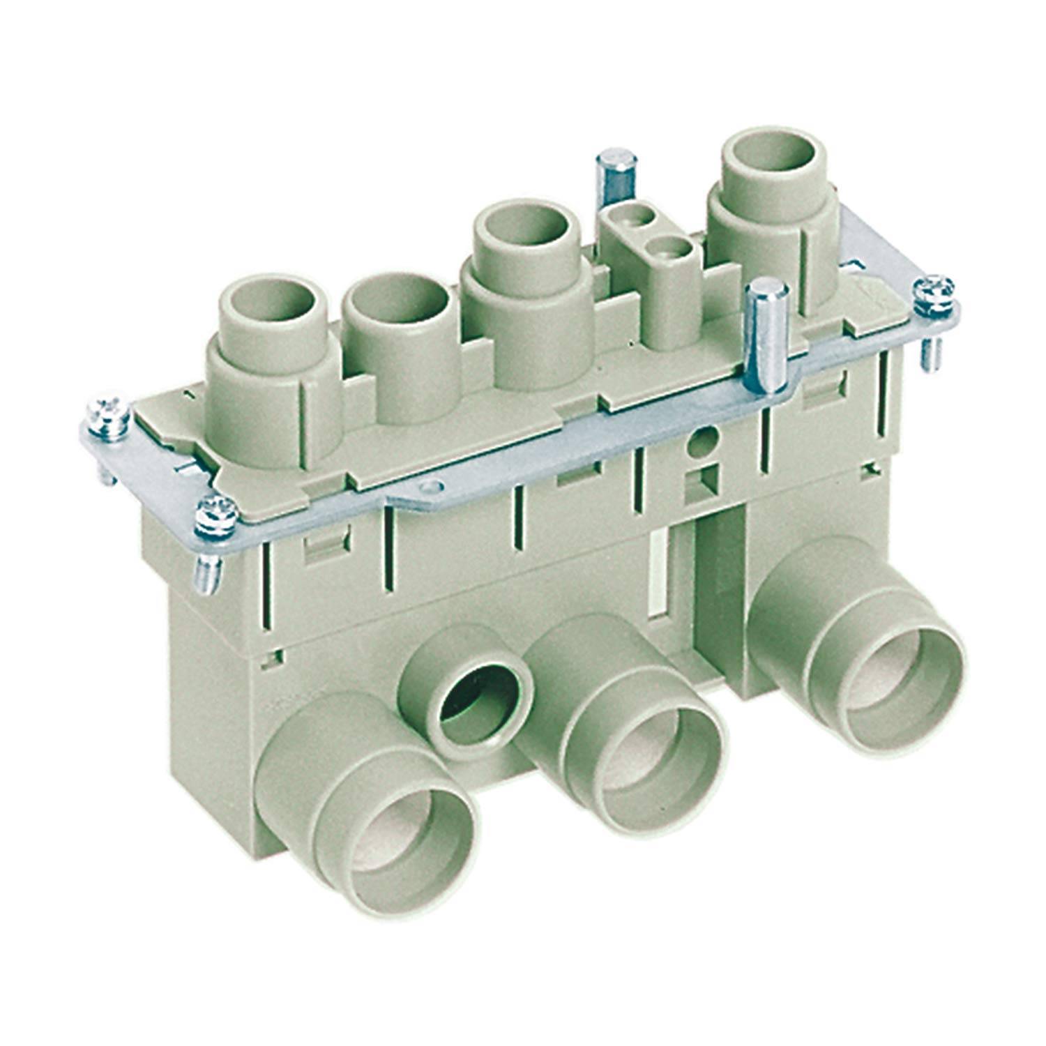 HARTING Han K 3/0 Buchseneinsatz (F) Axialschraubanschluss, 3-polig 2000V/1150V, 200A - 1 Stück