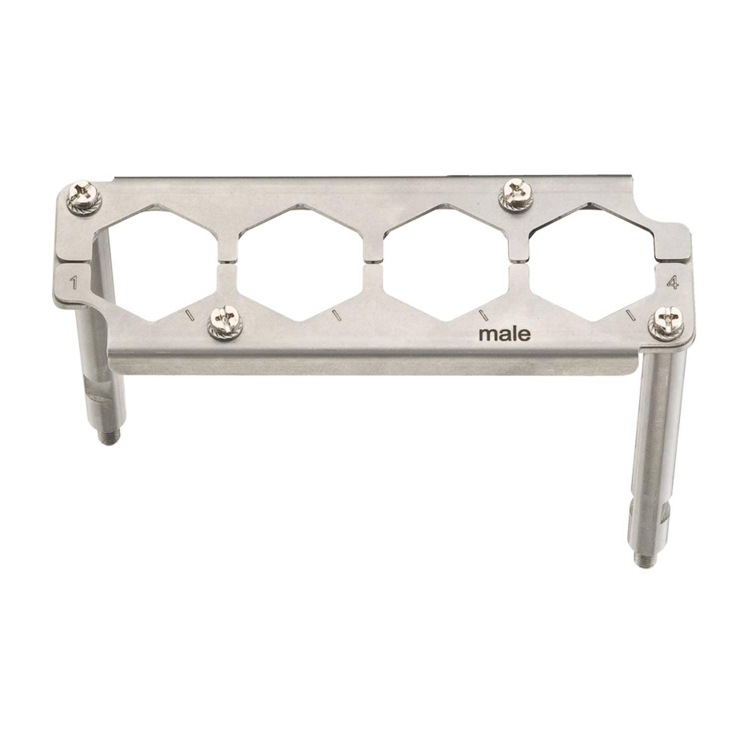 HARTING Han HPR EasyCon Halterahmen, Baugröße 24 HPR Stift, für 4 HC-Module 350 Werkstoff Metall - 1 Stück