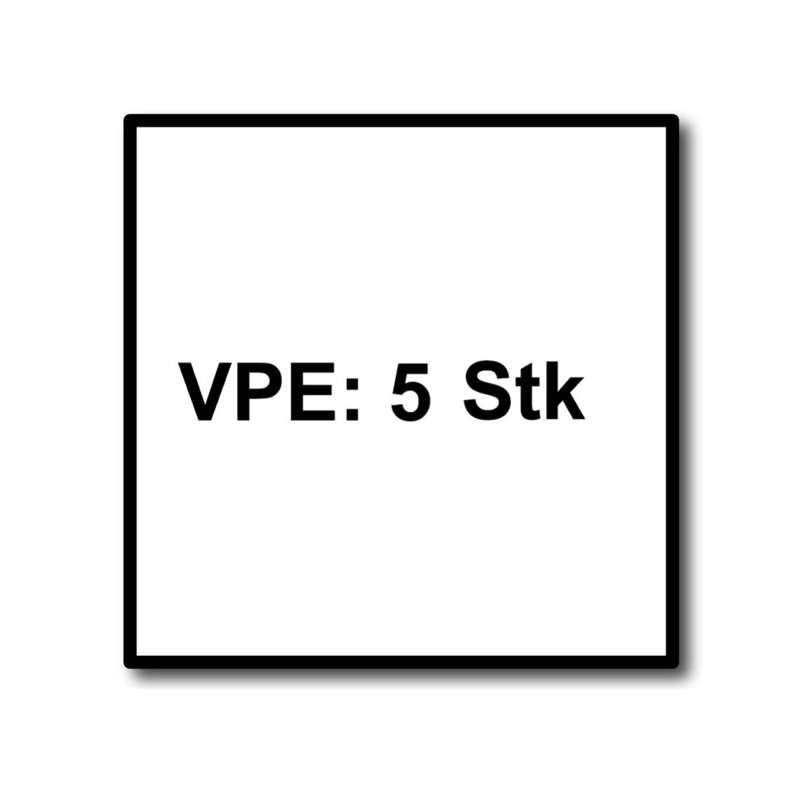 „VPE: 5 Stk