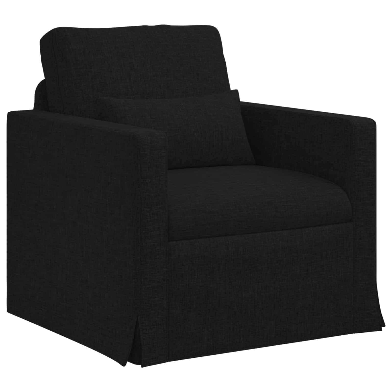 vidaXL Sofa Schwarz 78 x 78 x 80 cm Stoff