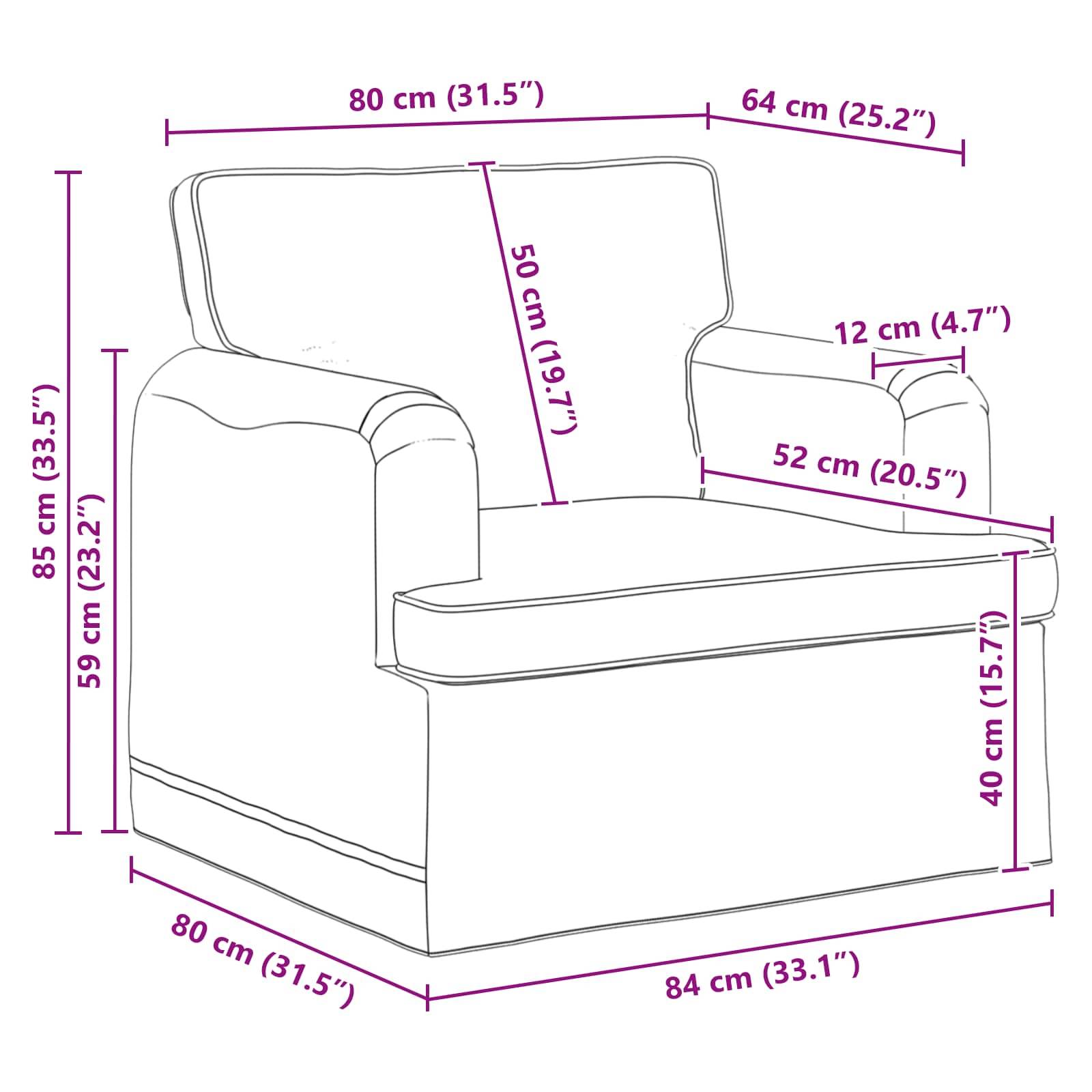 vidaXL Sofa Set 2 pcs Creme 144 x 80 x 85 cm Stoff