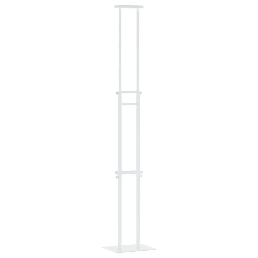 vidaXL Messestände Weiß 30 x 23,5 x 210 cm Stahl