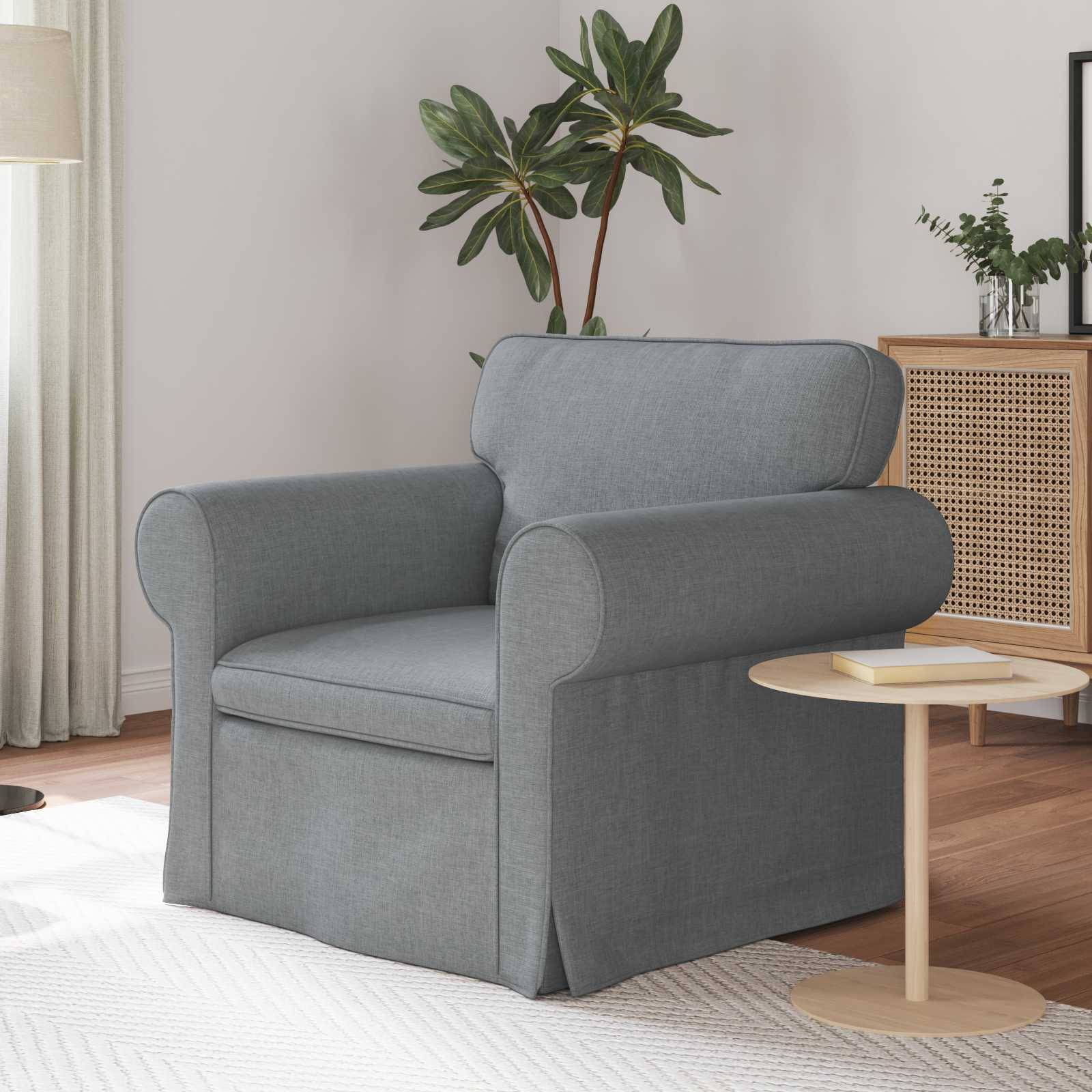 vidaXL Sofa Hellgrau 95 x 82 x 80 cm Stoff