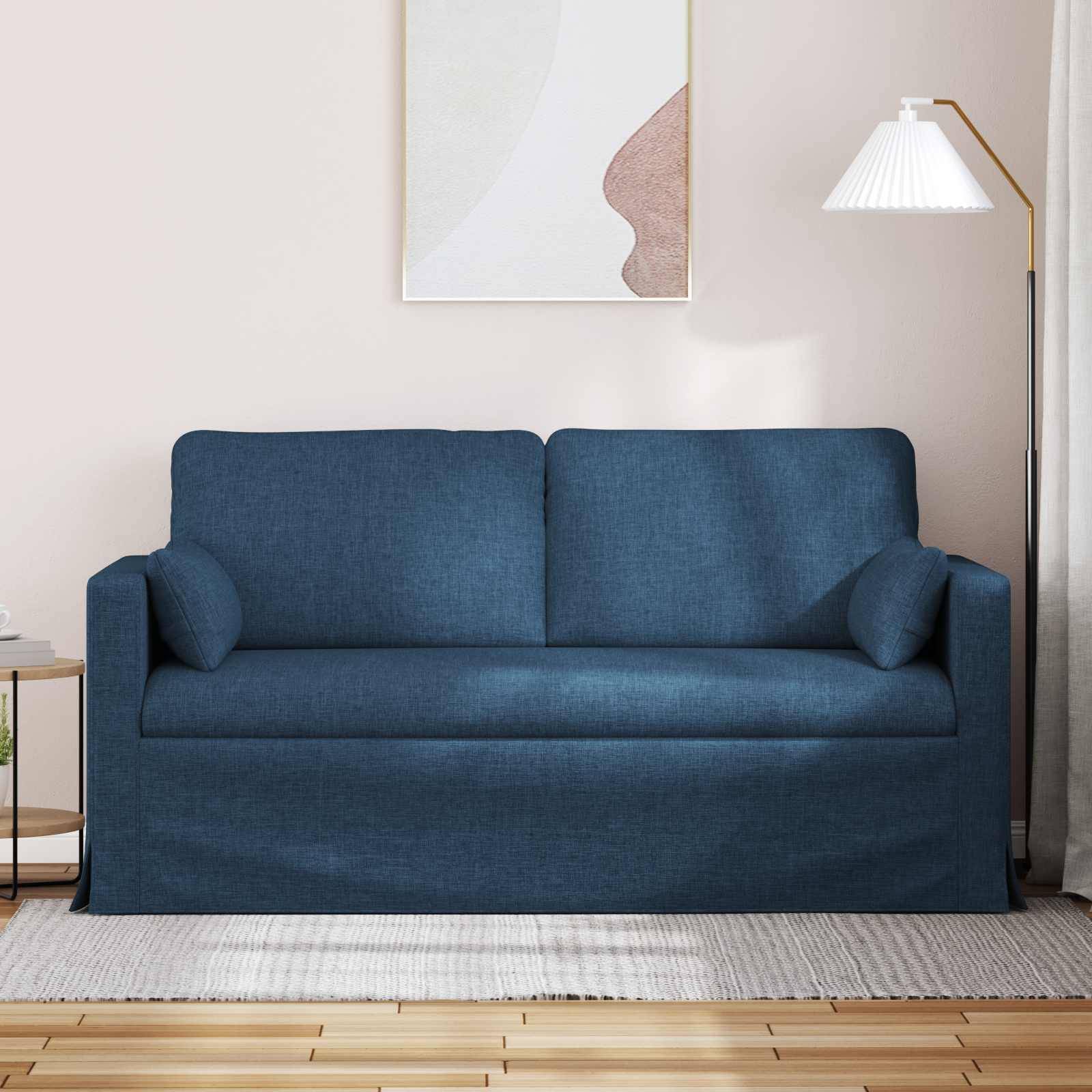 vidaXL Sofa Blau 158 x 78 x 80 cm Stoff