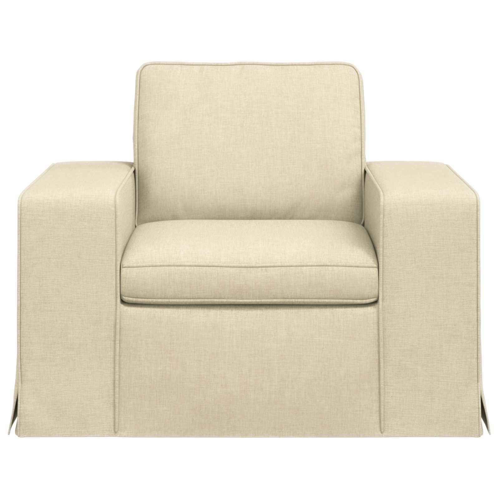 vidaXL Sofa Creme 103 x 80 x 82 cm Stoff