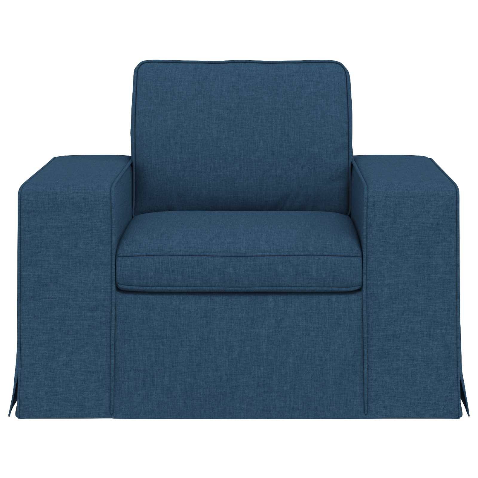 vidaXL Sofa Blau 103 x 80 x 82 cm Stoff
