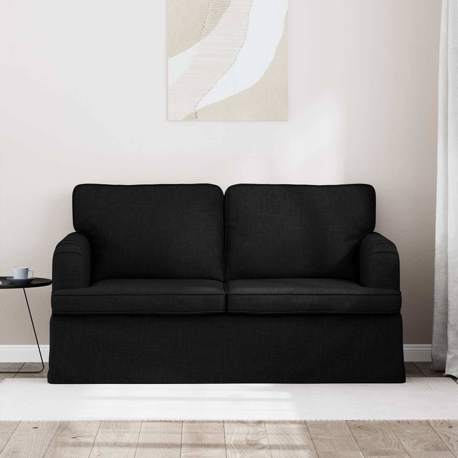 vidaXL Sofa Schwarz 144 x 80 x 85 cm Stoff