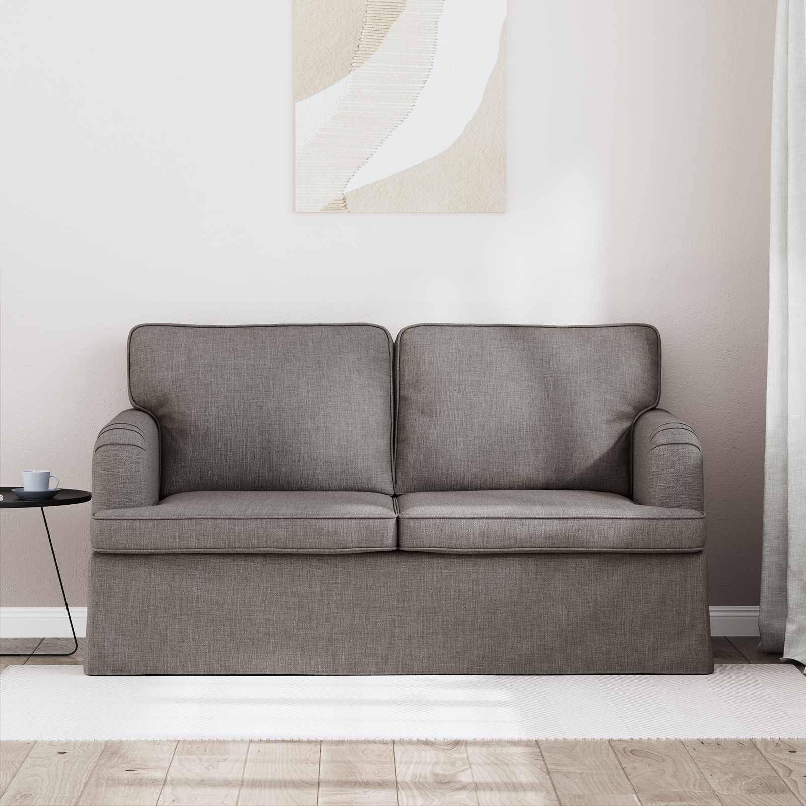vidaXL Sofa Taupe 144 x 80 x 85 cm Stoff