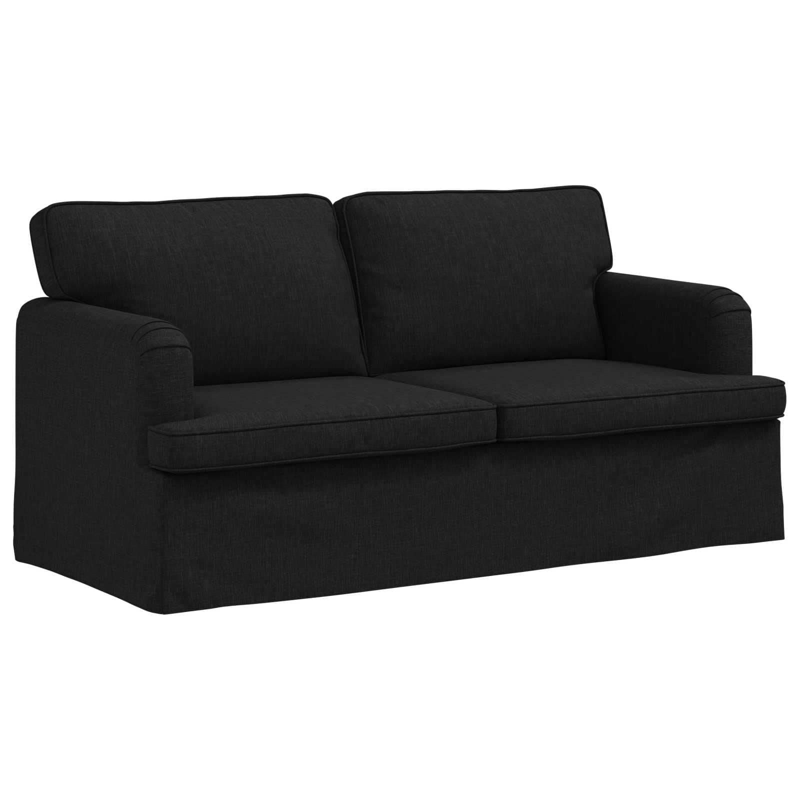 vidaXL Sofa Schwarz 162 x 80 x 85 cm Stoff