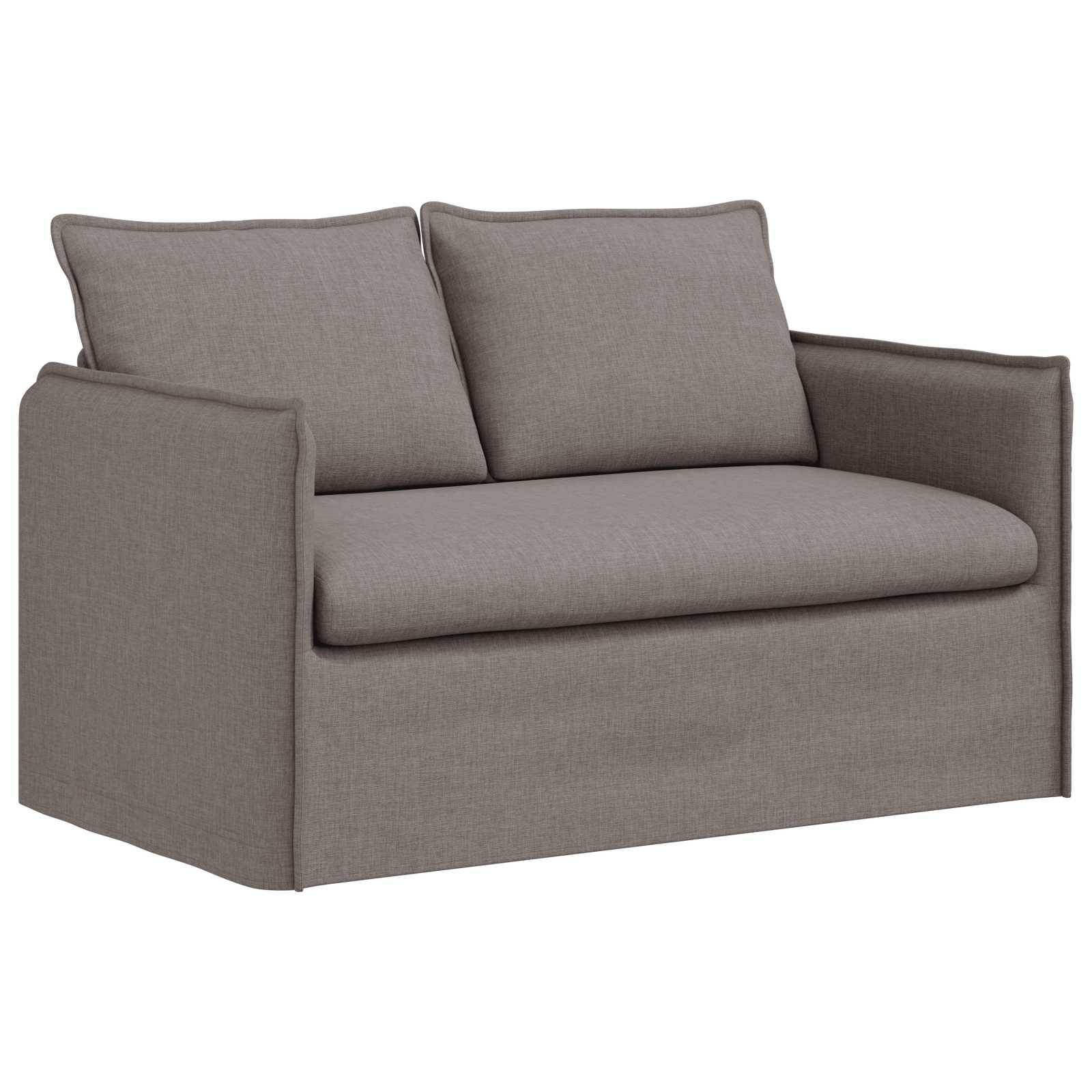 vidaXL Sofa Taupe 136 x 82 x 85 cm Stoff