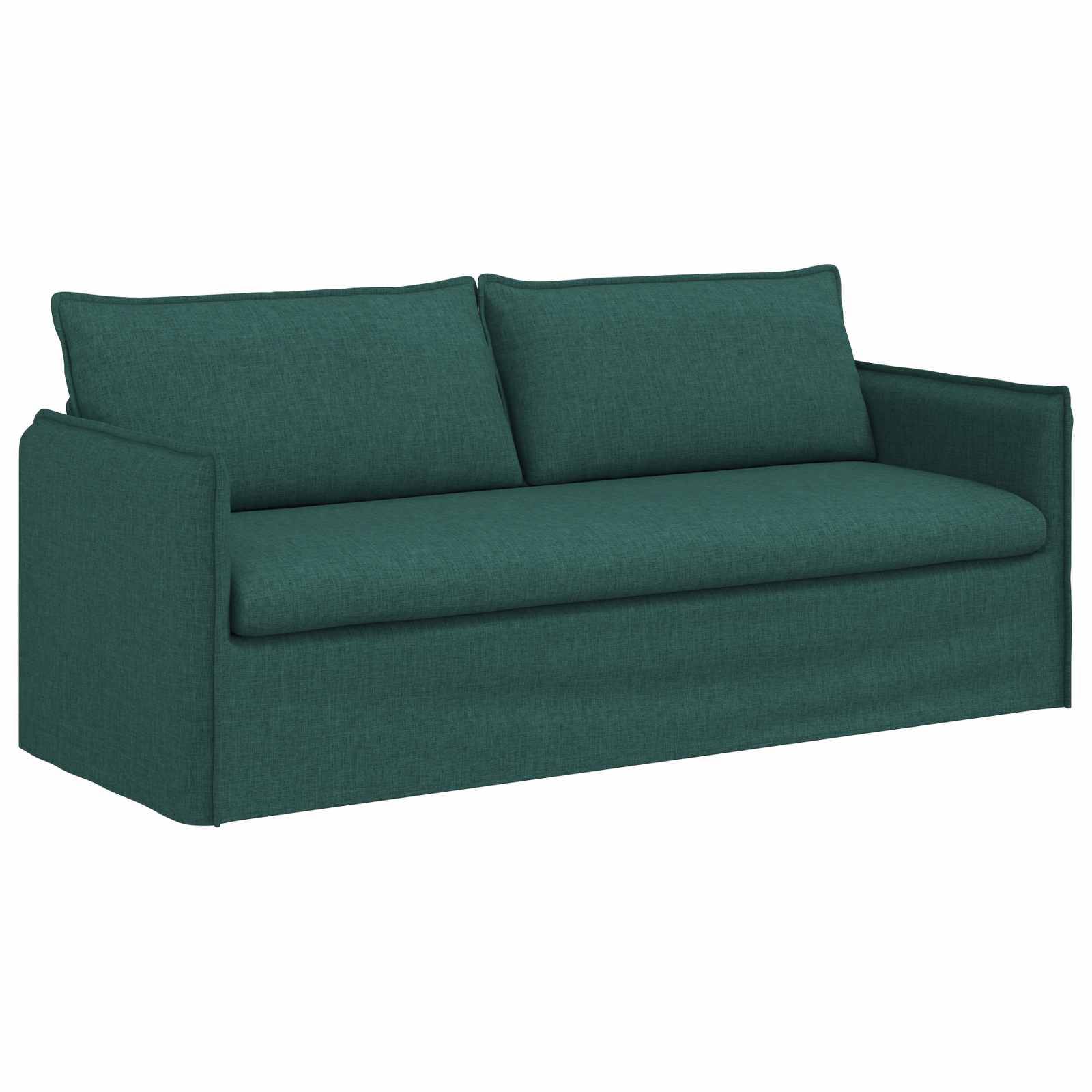 vidaXL Sofa Dunkelgrün 196 x 82 x 85 cm Stoff