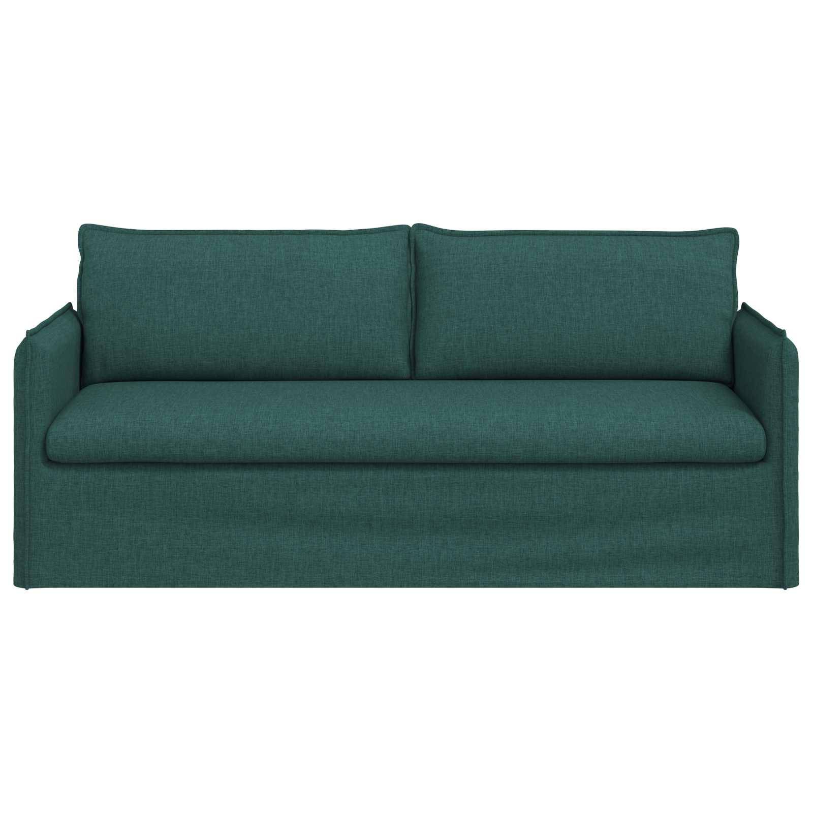 vidaXL Sofa Dunkelgrün 196 x 82 x 85 cm Stoff