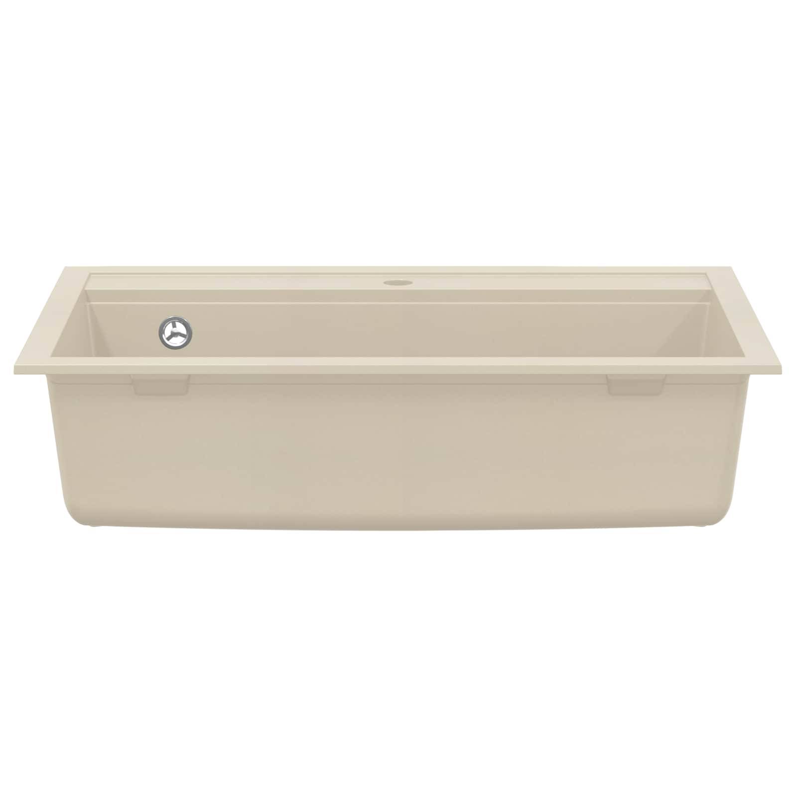 vidaXL Waschbecken Beige 795 x 505 mm Granit