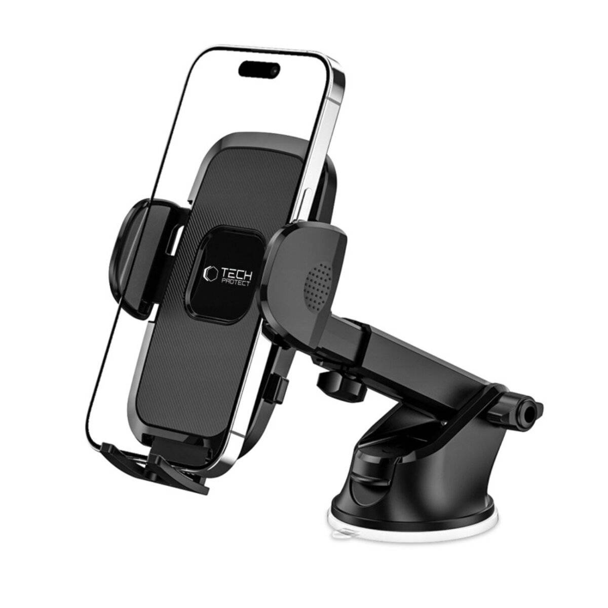 Tech-Protect V3 Autotelefonhalter Windschutzscheibe/Cockpit – Schwarz