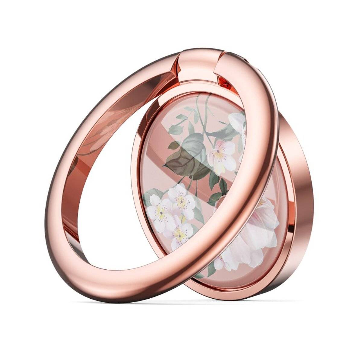 Tech-Protect Magnetischer Telefonringhalter / Ring Standfunktion – rosa Blumen