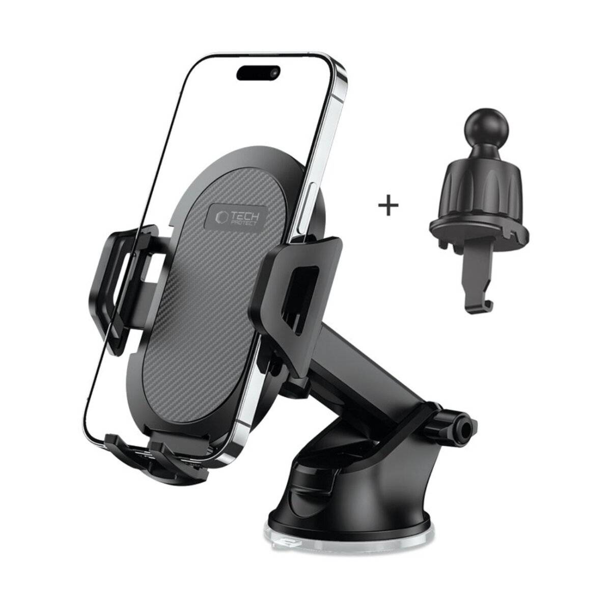 Tech-Protect V5 Autotelefonhalter Cockpit / Lüftungsschlitze – Schwarz