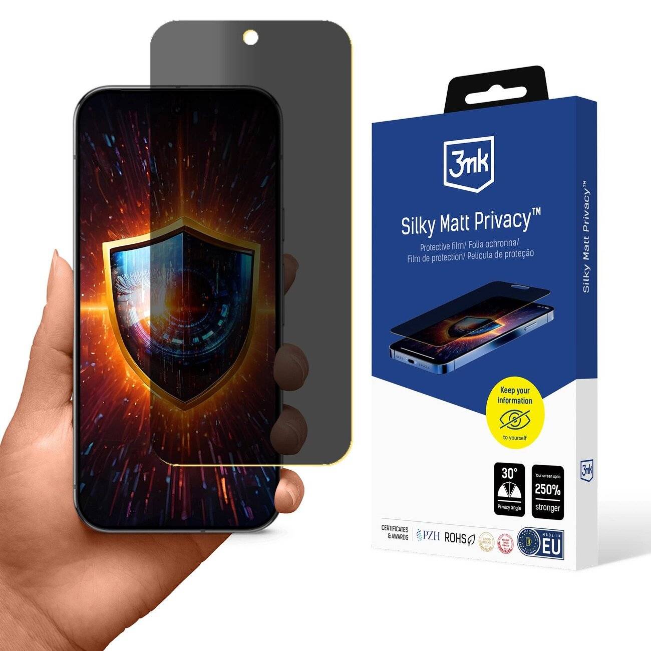 Blickschutzfolie 3mk Silky Matt Privacy Google Pixel 9 Pro