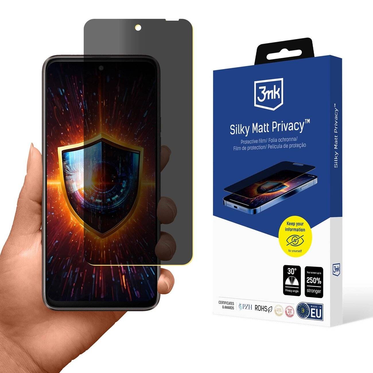 3mk Seidig Matt Blickschutzfolie HTC U23 Pro