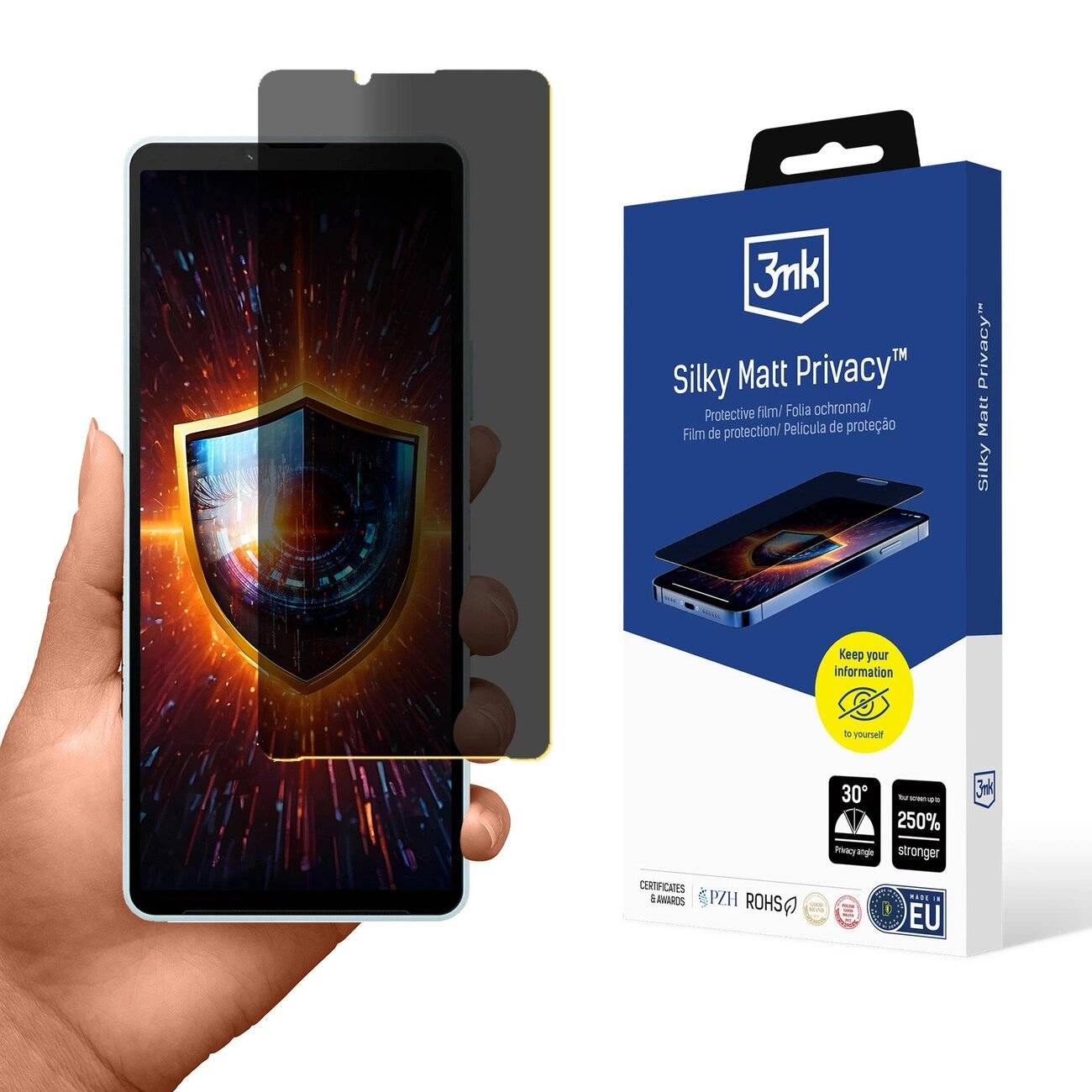 Blickschutzfolie 3mk Silky Matt Privacy Sony Xperia 10 VI