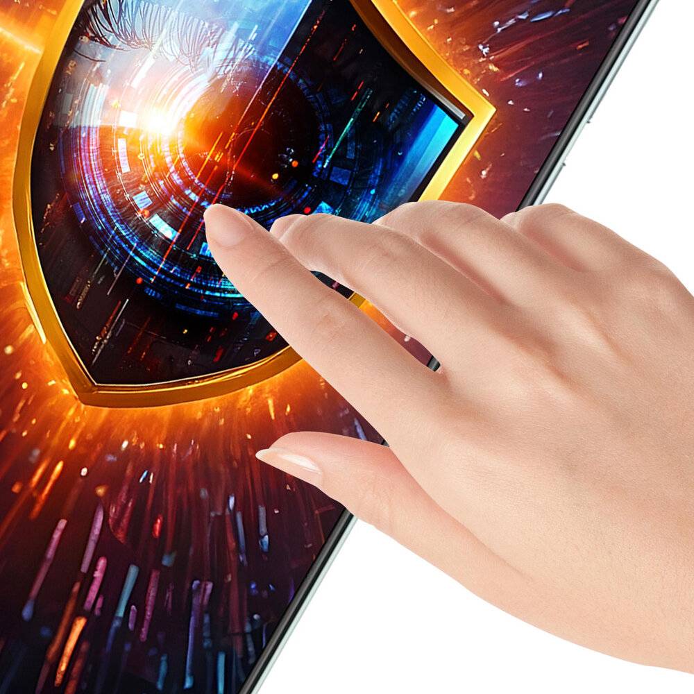 Ein kleines blaues Spiralnotizbuch mit strukturiertem Einband und einem Dreieck-Logo in der unteren rechten Ecke.