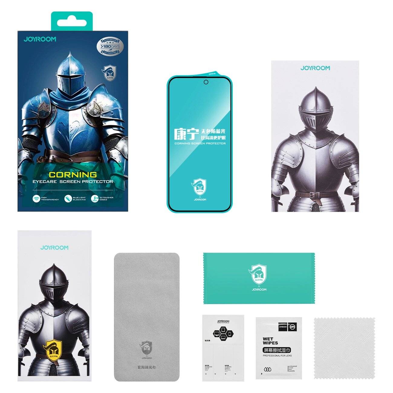 Joyroom JR-MKN0313 Corning Eyecare Schutzglas iPhone 15 Plus/16 Plus