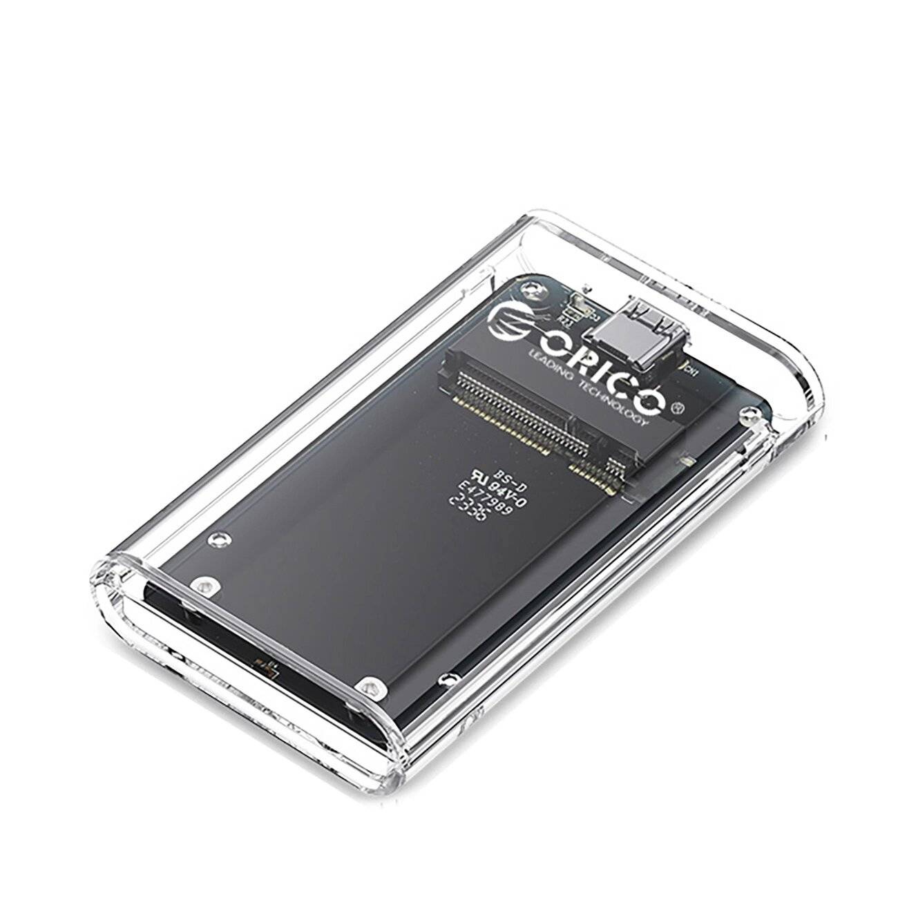 Orico TC10-MS MSATA USB-C 3.2 5Gb/s Festplattenmodul - Transparent