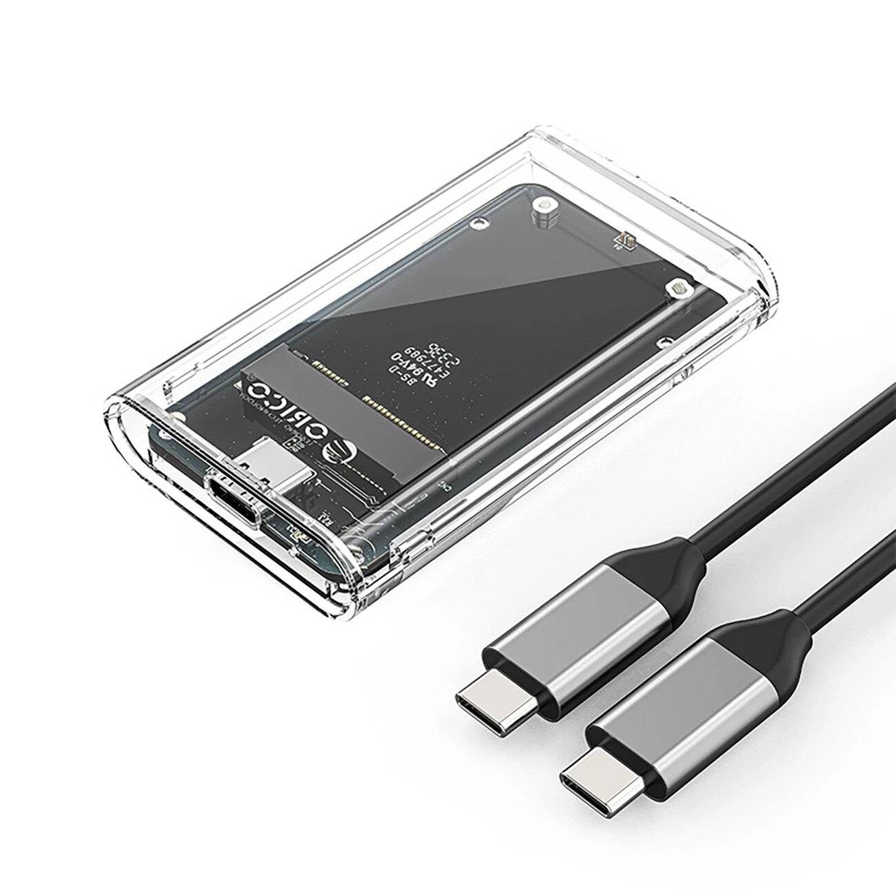 Orico TC10-MS MSATA USB-C 3.2 5Gb/s Festplattenmodul - Transparent
