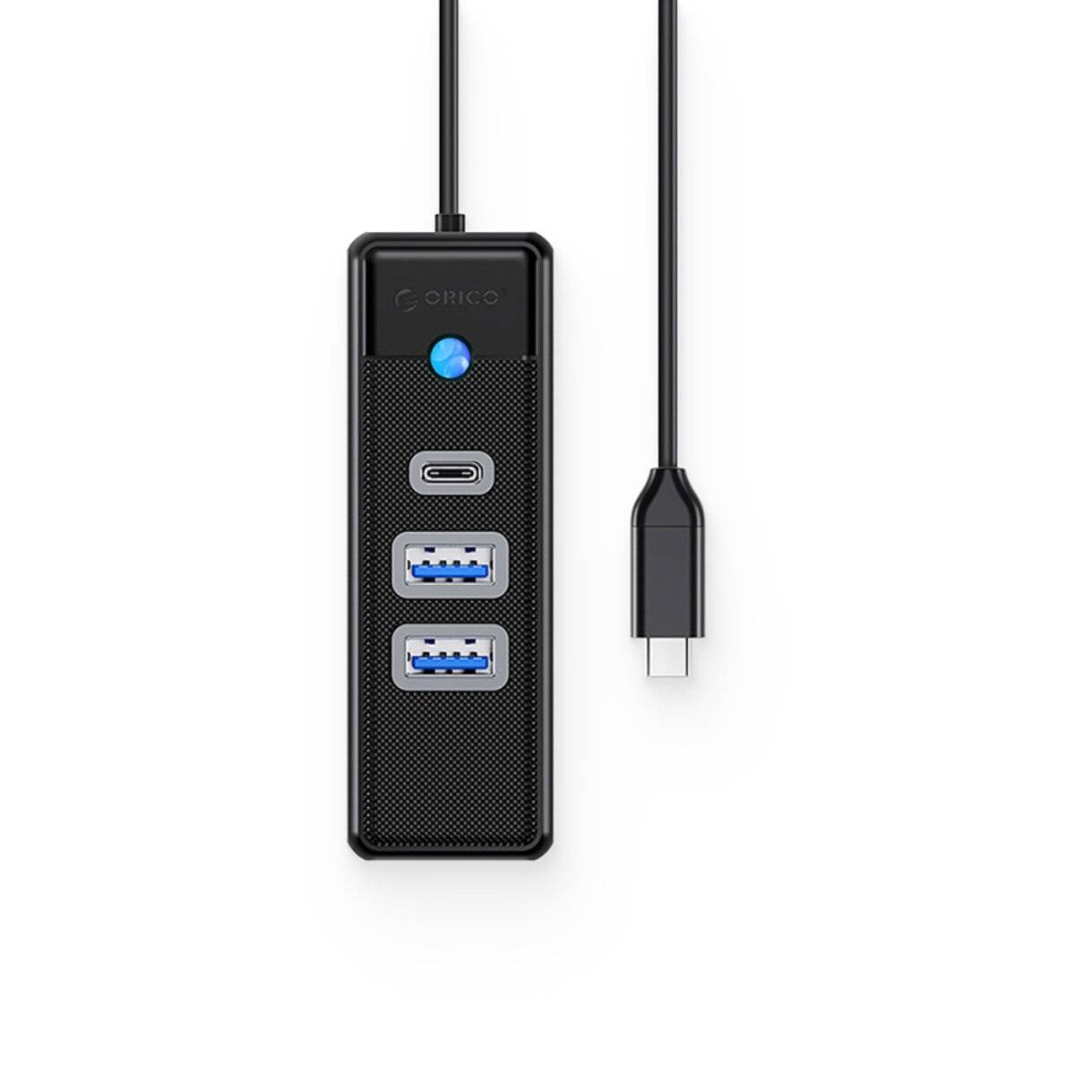 Orico PWC2U-C3 USB-C Hub / 2x USB-A 3.0 + 1x - Schwarz