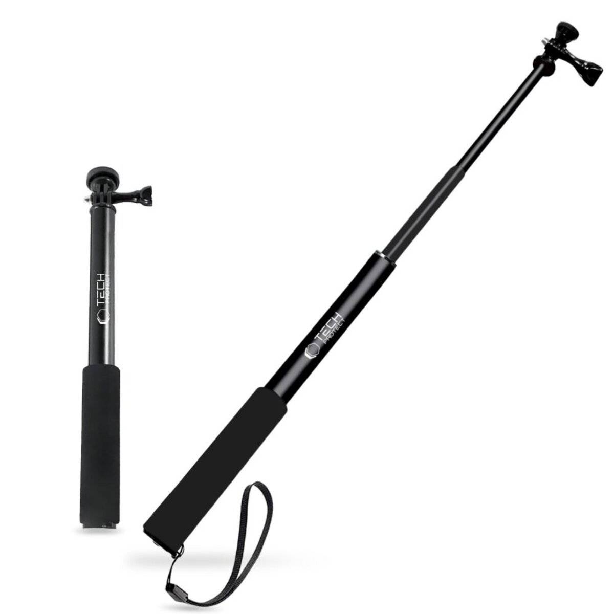 Tech-Protect GA100 Monopad- Selfie-Stick-Halterung GoPro / DJI – Schwarz