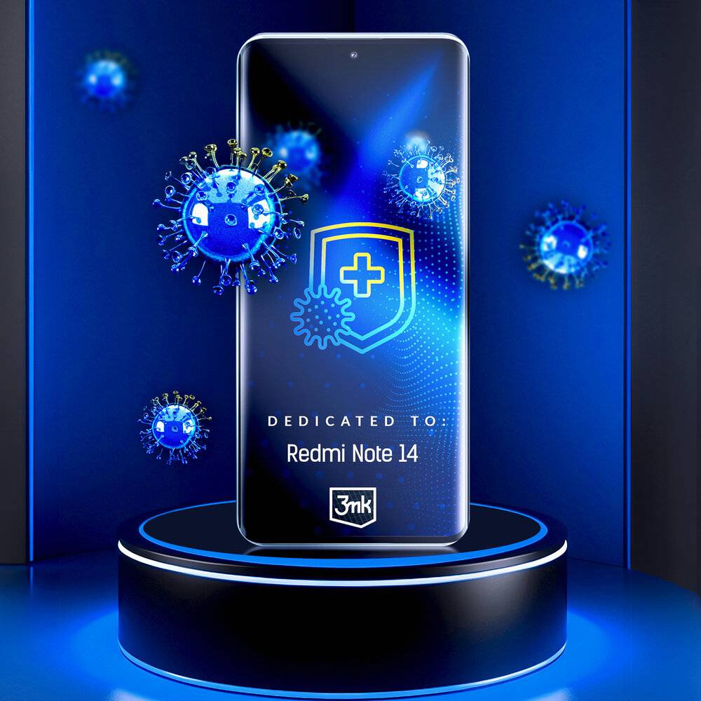 Antibakterielle Schutzfolie 3mk SilverProtection+ Xiaomi Redmi Note 14 4G