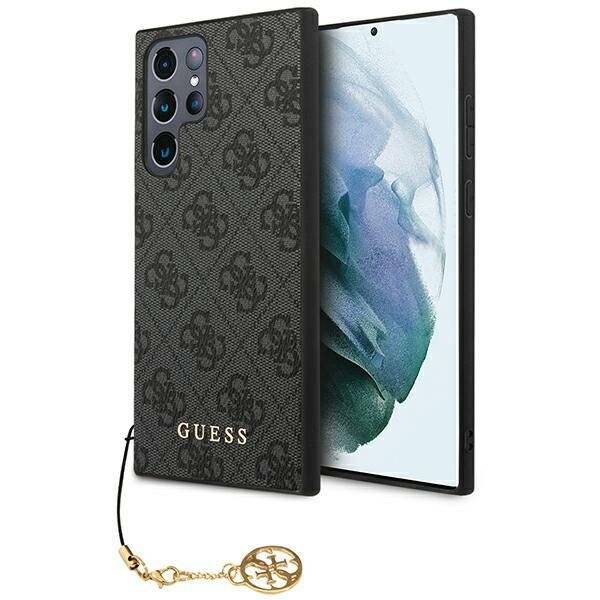 Guess 4G Charms Collection Hülle Samsung Galaxy S24 Ultra – schwarz