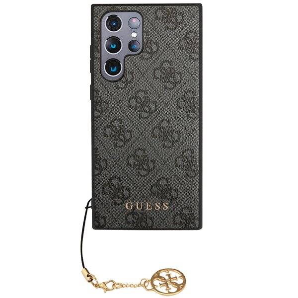 Guess 4G Charms Collection Hülle Samsung Galaxy S24 Ultra – schwarz