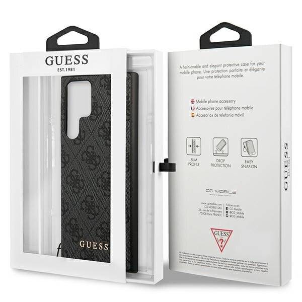 Guess 4G Charms Collection Hülle Samsung Galaxy S24 Ultra – schwarz