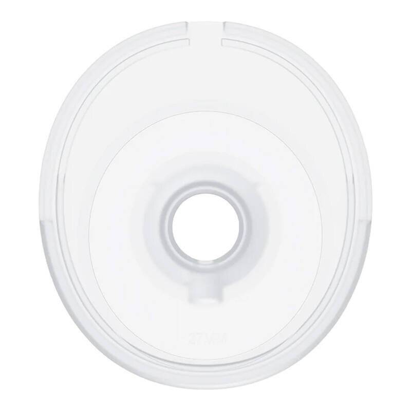 Mikrofaser-Reinigungstuch teilweise ausgepackt, das ein weißes Tuch mit Verpackung mit der Bezeichnung „Anwendungsbereich